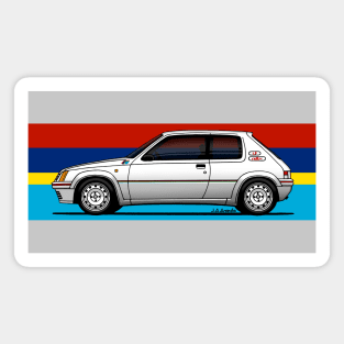 The iconic frensh rally-daily car Magnet